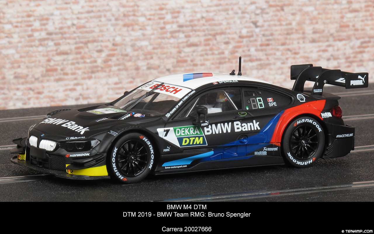 Carrera 20027666 BMW M4 DTM - #7 BMW Bank. DTM 2019, BMW Team RMG. Bruno Spengler