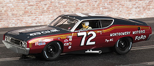 Carrera 20027727 Ford Torino Talladega - #72 Montgomery Motors. Benny Parsons. NASCAR 1970