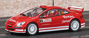 Carrera 25731 Peugeot 307 WRC - #5 Total/Clarion. Marlboro Peugeot Total: 4th place, Rallye Monte-Carlo 2004. Marcus Grönholm / Timo Rautiainen
