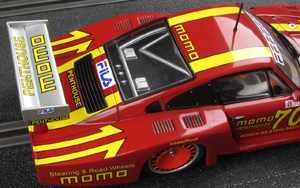 Carrera 27180 Porsche 935/78 - #70 Momo/Penthouse. 200 Meilen von Nürnberg 1981. 2nd place, DRM / 5th place, Norisring Trophy. Gianpiero Moretti - 09