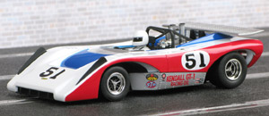Carrera 27352 Lola T222 - #51 Kendall GT-1. Can-Am 1971. DNF, Monterey Castrol Grand Prix, Laguna Seca. Dave Causey