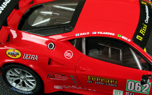 Carrera 27383 Ferrari 458 Italia GT2 - #062 Risi Competizione. 36th (DNF) Sebring 12 Hours 2011. Jamie Melo / Toni Vilander / Mika Salo (DNS) - 10