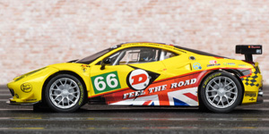 Carrera 27399 Ferrari 458 Italia GT2 - #66 Dunlop, JMW Motorsport. 24th place, Le Mans 24 Hours 2011. Robert Bell / Tim Sudgen / Xavier Maassen - 06