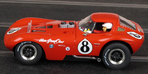 Carrera 27413 Bill Thomas Cheetah - #8 Alan Green Chevrolet. First raced in 1964. Model livery represents car as raced in historic competition by Fred Yeakel - 06