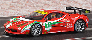 Carrera 27426 Ferrari 458 Italia GT2 - #71 AF Corse. 20th place, Sebring 12 Hours 2012. Andrea Bertolini / Olivier Beretta / Marco Cioci