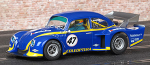 Carrera 27470 VW Käfer Group 5 (VW Beetle)- #47 blue & yellow