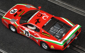 Carrera 30577 Ferrari 512 BB LM. No.79 Scudéria Supercar Bellancauto. DNF, Le Mans 24 Hours 1980. Spartaco Dini / Fabrizio Violati / Maurizio Micangeli - 08