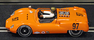 MRRC MC-0044 Cooper King Cobra - #97 orange. Shelby American: DNF, US Road Racing Championship, Riverside 1964. Dave McDonald