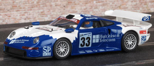 Ninco 50241 Porsche 911 GT1. No.33 Hutchinson/TFN. Schübel Engineering, 5th place, Le Mans 24 Hours 1997. Armin Hahne / Pedro Lamy / Patrice Goueslard