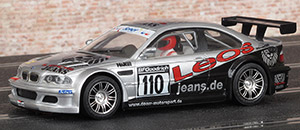 Ninco 50288 BMW M3 GTR - #110 Leo's Jeans. VLN Endurance Racing Championship, Nürburgring 2002. Gerhard Leffers / Christopher Blatzheim / Rainer Dörr