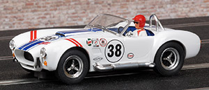 Ninco 50352 AC Cobra - No.38 "White Racing". White with blue and red stripes