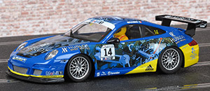 Ninco 50486 Porsche 997 GT3 - #14 Hublot. MRS Team: Porsche Supercup 2007. Olivier Maximin