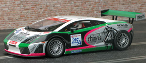 Ninco 50499 Lamborghini Gallardo GT3 - #215A Rhino's / Remus. DNF, Spa 24hrs 2007. Jan Charouz / Jaromir Jirik