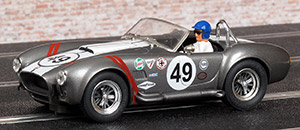 Ninco 50503 AC Cobra - No.49 Thames Ditton. Grey with white and red stripes