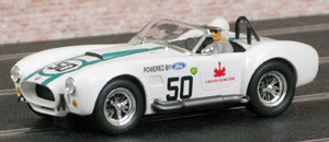 Ninco 50585 AC (Shelby) Cobra - #50 Comstock Racing Team, Ken Miles. 7th overall, 2nd in GT class, 1963 Pepsi-Cola Canadian Grand Prix, Mosport Park (Canadian Sports Car Championship)