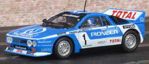 Ninco 50614 Lancia 037 - No.1 Pioneer/Total. Winner, Criterium des Cevennes 1983. Jean-Claude Andruet / Martine Rick