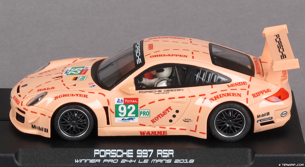 NSR 0154 Porsche 997 GT3 RSR - No.92 Pink Pig. 15th place, winner GTE Pro, Le Mans 24 Hours 2018. (Real car is a Porsche 991 RSR) Porsche GT Team: Michael Christiansen / Kevin Estre / Laurens Vanthoor