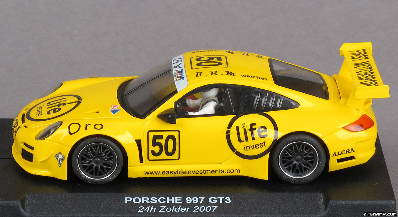 NSR 1135 Porsche 997 GT3 RSR - No.50 Life. 7th place, Zolder 24 Hours 2007. First Motorsport: Henk Haane / François Verbist / Stefan Van Campenhoudt