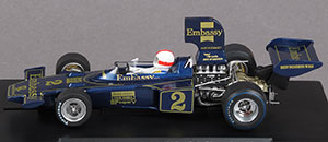 Policar CAR02F Lotus 72 - #2 Embassy. South African Formula One Championship 1975. Eddie Keizan