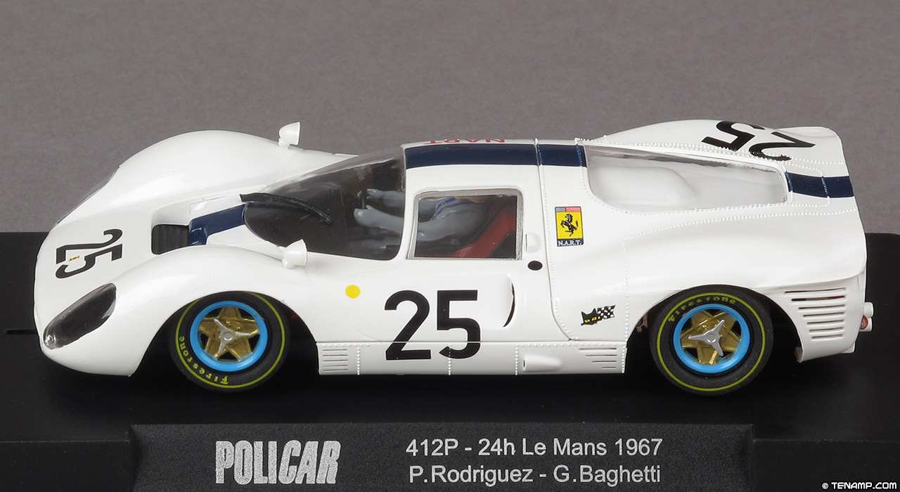 Policar CAR06D Ferrari 412 P - No.25 North American Racing Team. DNF, Le Mans 24 Hours 1967. Pedro Rodriguez / Giancarlo Baghetti