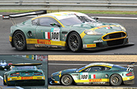 Aston Martin DBR9 - #100 Pirelli. Aston Martin Racing BMS: 11th place, Le Mans 24 Hours 2007. Jamie Davies / Fabio Babini / Matteo Malucelli