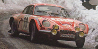 Renault Alpine A110 - #60 RTL. 10th place, Monte-Carlo Rally 1972. Pat Moss-Carlsson / Elizabeth Crellin