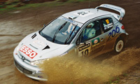 Peugeot 206 WRC - #10. 2nd place, Network Q Rally of Great Britain 2000. Marcus Grönholm / Timo Rautiainen