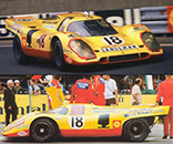 Porsche 917 K - #18 Shell/Sandeman. David Piper Autorace/Team A.A.W. DNF, Le Mans 24 Hours 1970. Gijs Van Lennep / David Piper