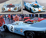Porsche 917 K - #2 Gulf. J.W. Automotive. Winner, Monza 1000 Kilometres 1971. Pedro Rodriguez / Jackie Oliver