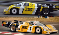 Porsche 956 - #7 New Man. Winner, Le Mans 24hrs 1985. Klaus Ludwig / Paolo Barilla / "John Winter" (Louis Krages)