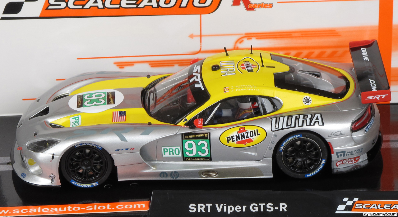 Scaleauto SC-6036R SRT Viper GTS-R - #93 Pennzoil. SRT Motorsports. 31st place, Le Mans 24 Hours 2013. Kuno Wottmer / Jonathan Bomarito / Tom Kendall