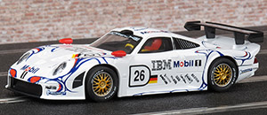 Scalextric C2190 Porsche 911 GT1 - No.26 IBM / Mobil 1. Livery as Porsche 911 GT1-98 winner at Le Mans 24 Hours 1998