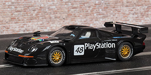 Scalextric C2191 Porsche 911 GT1 - No.48 PlayStation. Larbre Competition: DNQ, Pre-qualifying, Le Mans 24 Hours 1998 - 01