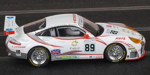 Scalextric C2730 Porsche 911 GT3 R - #89 Sebah Automotive. 19th place, Le Mans 24 Hours 2005. Thorkild Thyrring / Pierre Ehret / Lars Erik Nielsen - 05
