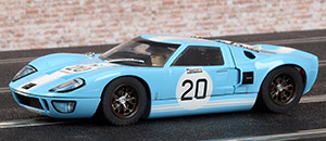 Scalextric C2940 Ford GT40 - No.20 Masters Racing Series 2007. Alain Schlesinger / Jean-Claude Andruet