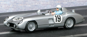 Scalextric C3024 Mercedes-Benz 300 SLR - No19. DNF (withdrawn), Le Mans 24hrs 1955. Juan Manuel Fangio / Stirling Moss
