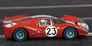 Scalextric C3028 Ferrari 330 P4 (412 P) - #23 Maranello Concessionaires. DNF, Le Mans 24 Hours 1967. Richard Attwood / Piers Courage - 05