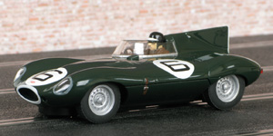 Scalextric C3034W Jaguar D-type - #6. Winner, Le Mans 24hrs 1955 - 01