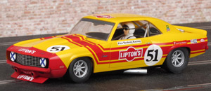 Scalextric C3314 1969 Chevrolet Camaro - No.51 Lipton's. Picko Troberg Racing, Swedish Saloon Championship 1971, Picko Troberg