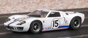 Scalextric C3315 Ford GT40 - #15 Ford France. DNF, Le Mans 24 Hours 1966. Guy Ligier / Bob Grossmann