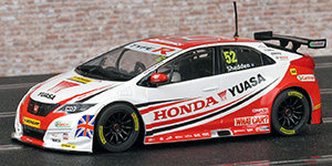 Scalextric C3694A Honda Civic Type R - #52 Honda Yuasa Racing: Champion, British Touring Car Championship 2015. Gordon Shedden - 01