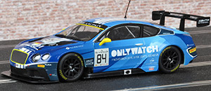 Scalextric C3846 Bentley Continental GT3 - #84 ONLYWATCH. Bentley Team HTP: Winner, Blancpain Sprint Series Moscow 2015. Vincent Abril / Maximilian Buhk