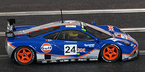 Scalextric C3969 McLaren F1 GTR - No.24 GTC Gulf Racing. 4th place, Le Mans 24 Hours 1995. Mark Blundell / Ray Bellm / Maurizio Sandro Sala - 03