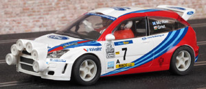 SCX 60260 Ford Focus WRC - #7 Martini. DNF, Rally Catalunya-Costa Brava 1999. Colin McRae / Nicky Grist