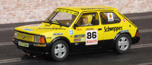 SCX A10074X300 Seat Fura Crono - #86 Schweppes. Champion, Seat Fura Cup 1985. Juan Escavias