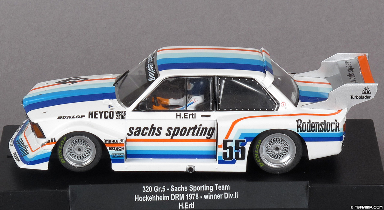 Sideways SW69 BMW 320 Group 5 - No.55 Sachs Sporting. Winner, Division 2, Hockenheim DRM 1978. Harald Ertl