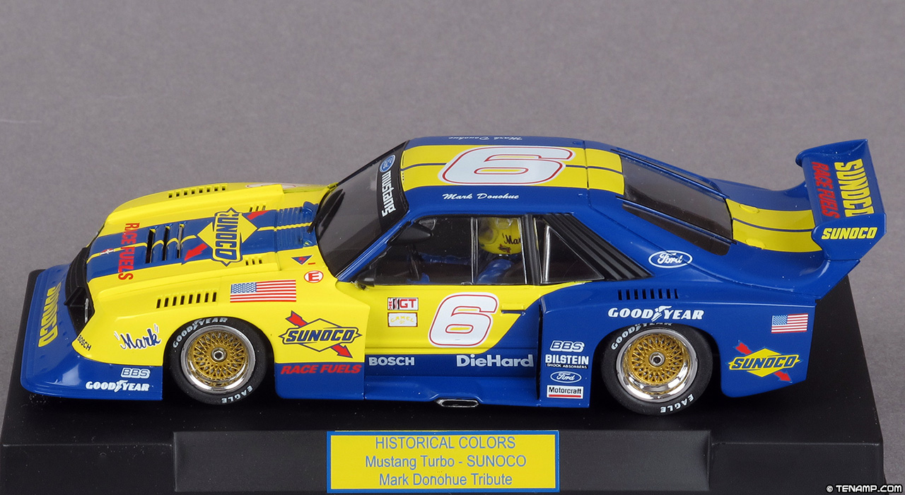 Sideways SWHC08 Ford Mustang Turbo - #6 Sunoco Historical Colours Mark Donohue Tribute fantasy livery