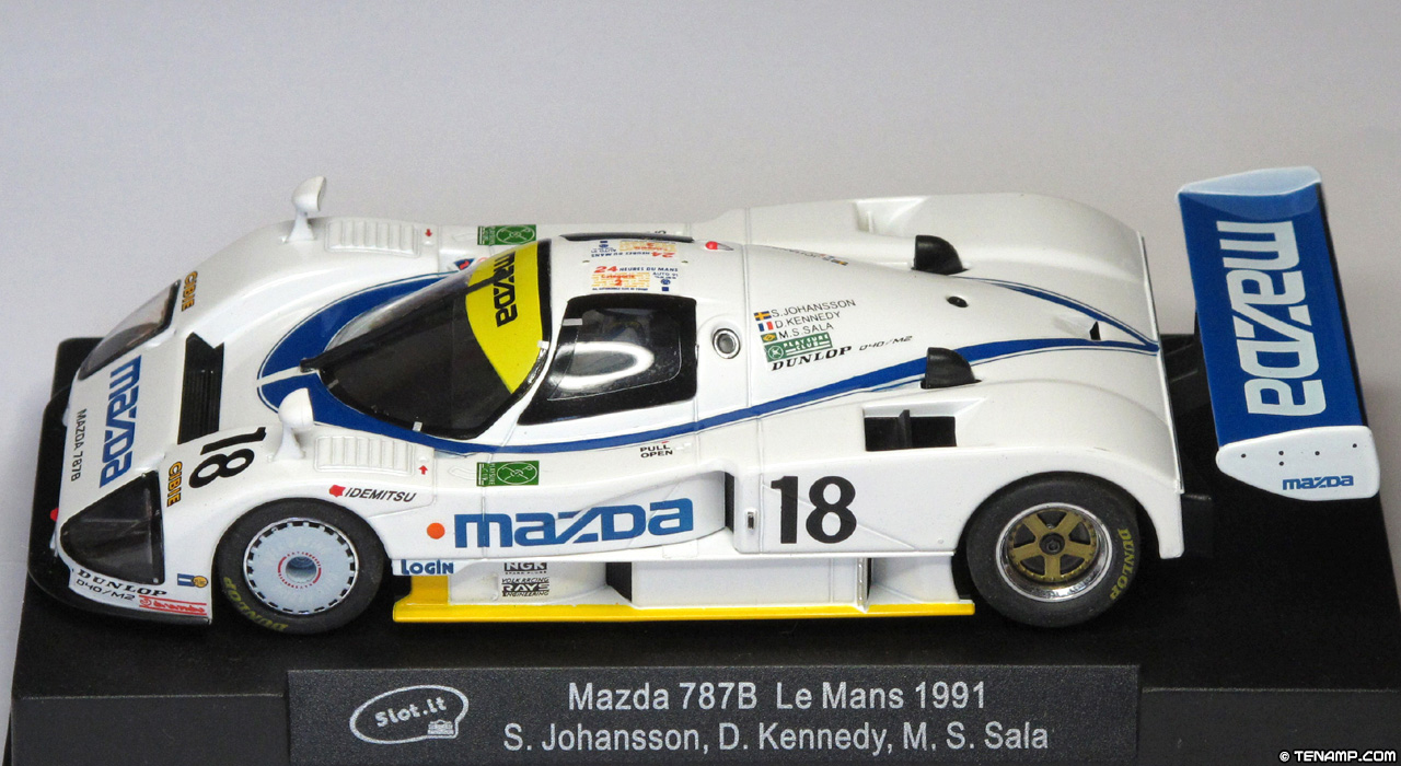 Slot.it CA15B Mazda 787B - #18 Mazdaspeed: 6th place, Le Mans 24 Hours 1991. David Kennedy / Stefan Johansson / Maurizio Sandro Sala
