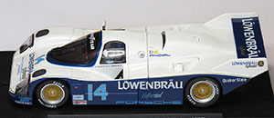Slot.it CA25B Porsche 962 IMSA - #14 Löwenbräu. Holbert Racing: 2nd place, Sebring 12 Hours 1987. Al Holbert / Chip Robinson