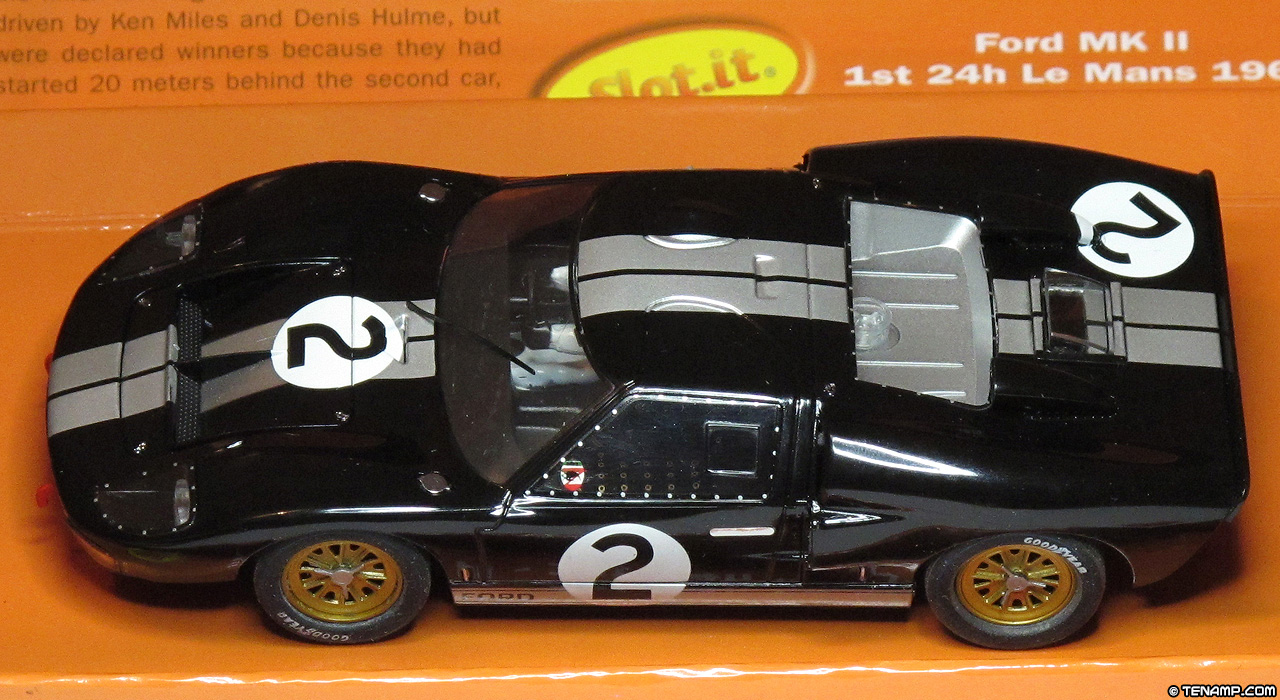 Slot.it CW10 Ford Mk II - #2 Shelby American Inc. Winner, Le Mans 24 Hours 1966. Bruce McLaren / Chris Amon